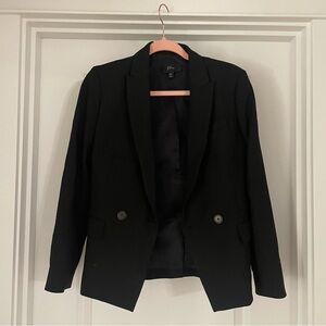 Jcrew blazer ponte black 6 petite